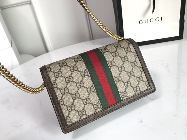 Gucci經典款女包 476079 古馳最新瑪格麗特皇后鏈子包 Gucci迷你斜挎女包  gqy3827